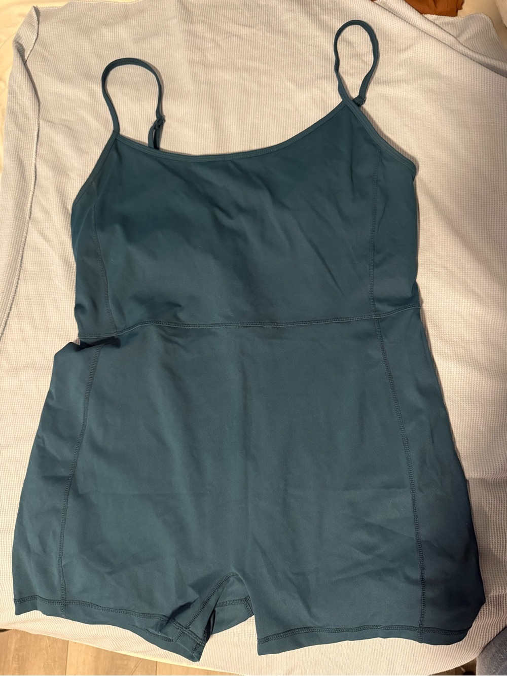Women's pacsun workout bodysuit in dark blue turquoise